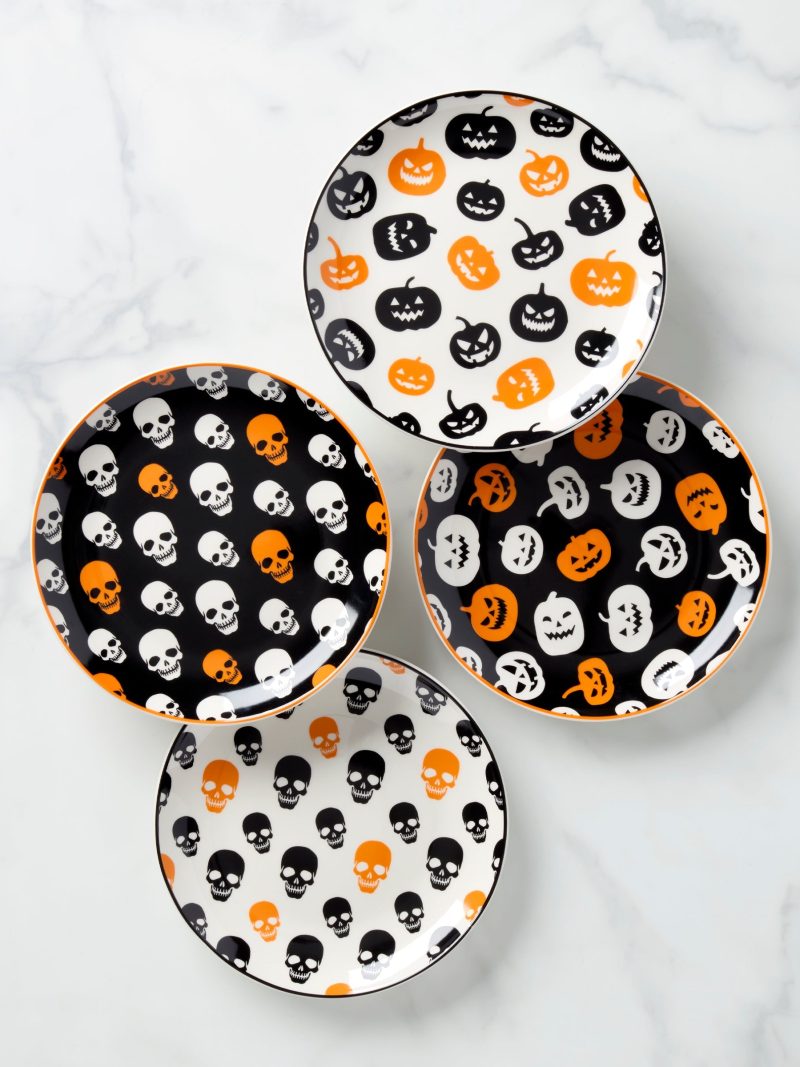 Vintro Halloween Accent Plates - Set of 4